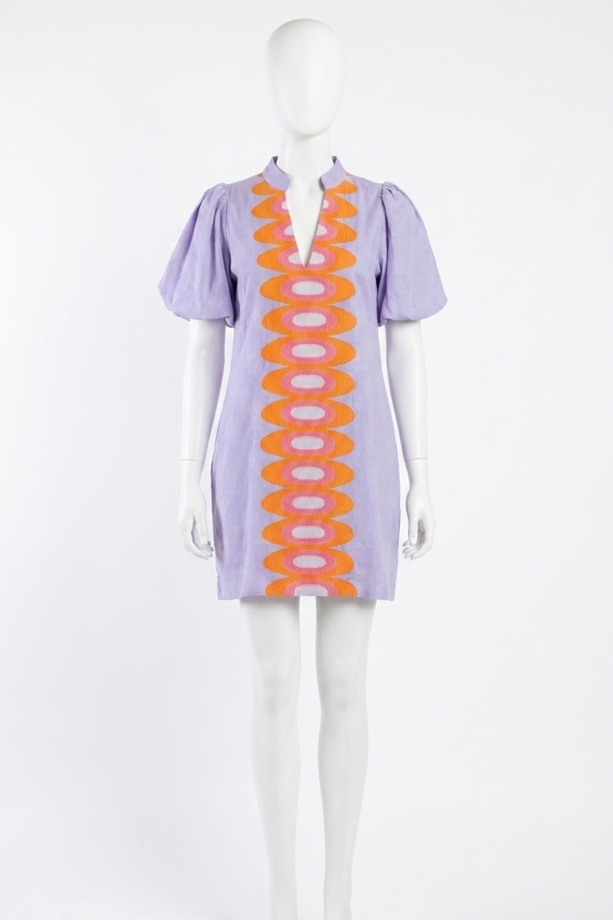 NEW EMILY MCCARTHY hampton mini dress in lavender